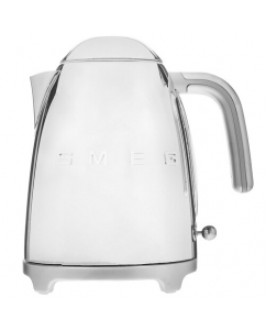 Купить Электрочайник Smeg KLF03SSEU серебристый нержавеющая сталь, 1.7 л, 2400 Вт, фильтр, скрытый нагревательный элемент, серебристый в Техноленде