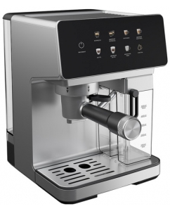 Купить Кофеварка рожковая Weissgauff WCM-355 DBx Automatic Cappuccino ColorTouch серебристый в Техноленде