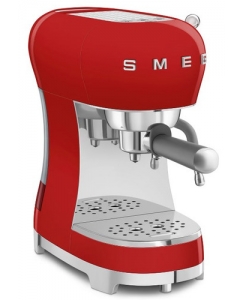 Купить Кофеварка рожковая Smeg ECF02RDEU красный в Техноленде