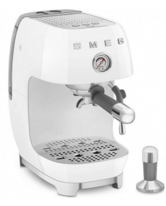 Купить Кофеварка рожковая Smeg ECF03WHEU белый в Техноленде