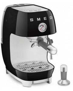 Купить Кофеварка рожковая Smeg ECF03BLEU черный в Техноленде