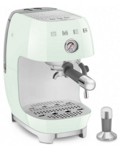 Купить Кофеварка рожковая Smeg ECF03PGEU зеленый в Техноленде