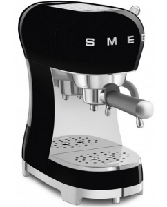 Купить Кофеварка рожковая Smeg ECF02BLEU черный в Техноленде