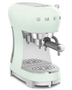 Купить Кофеварка рожковая Smeg ECF02PGEU зеленый в Техноленде