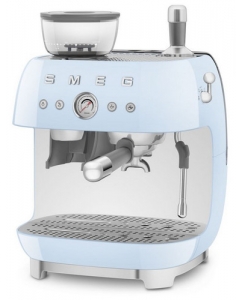 Купить Кофеварка рожковая Smeg EGF03PBEU голубой в Техноленде