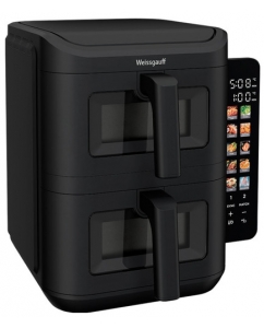 Купить Аэрогриль Weissgauff WAF 711 DD DoubleFlexFry черный в Техноленде