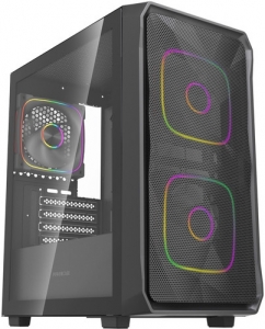 Купить Корпус PowerCase Mistral SM06 ARGB [CMMSM06B-A3] черный в Техноленде