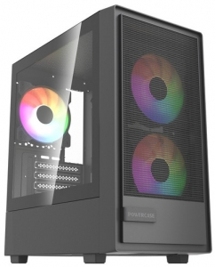 Купить Корпус PowerCase Mistral SM02 [CMMSM02B-L3] черный в Техноленде