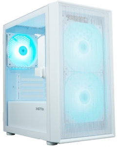 Купить Корпус XASTRA A305M 3ARGB [A305M-2FC14A-1FC12A-D-WH] белый в Техноленде