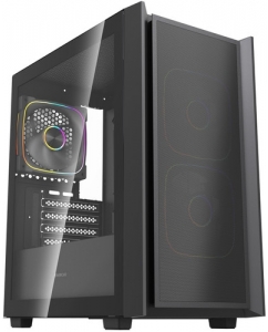 Купить Корпус PowerCase Mistral SM03 ARGB [CMMSM03B-A3] черный в Техноленде