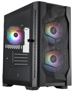 Купить Корпус 1STPLAYER DK D4-M FRGB [D4-M-BK-2F1P-1F1] черный в Техноленде