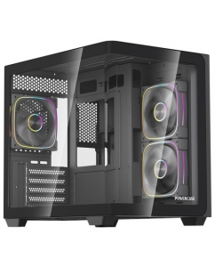 Купить Корпус PowerCase Vision Micro M5B [CVMM5B-A3] черный в Техноленде
