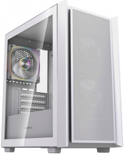 Купить Корпус PowerCase Mistral SM03 ARGB [CMMSM03W-A3] белый в Техноленде