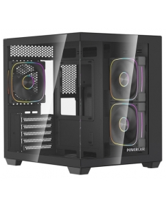 Купить Корпус PowerCase Vision Micro M5CB [CVMM5CHB-A3] черный в Техноленде