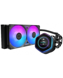 Купить Система охлаждения Cooler Master ML 240 Atmos II LCD ARGB черная в Техноленде