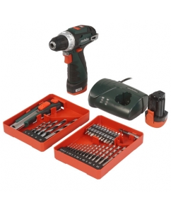 Купить Дрель-шуруповерт Metabo PowerMaxx BS Basic SET 10.8/12V в Техноленде