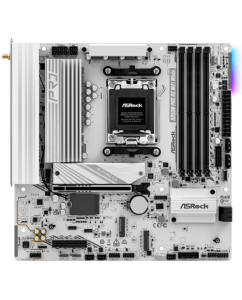 Купить Материнская плата ASRock B850M Pro RS WiFi White в Техноленде