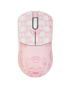 Купить Мышь беспроводная/проводная WLMOUSE HUAN Stainless  розовый в Техноленде