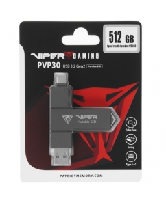Купить 512 ГБ Внешний SSD Patriot Viper PVP30 [PVP30512G28UDG] в Техноленде