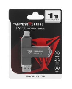 Купить 1000 ГБ Внешний SSD Patriot Viper PVP30 [PVP301TB28UDG] в Техноленде