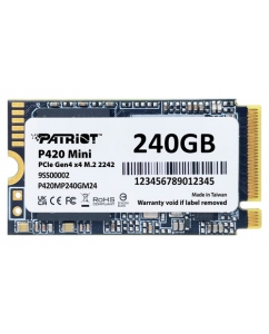 Купить 240 ГБ M.2 NVMe накопитель Patriot P420 Mini [P420MP240GM24] в Техноленде