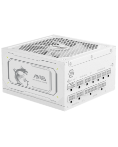 Купить Блок питания MSI MAG A1000GL PCIE5 WHITE [306-7ZP9B51-CE0] белый в Техноленде