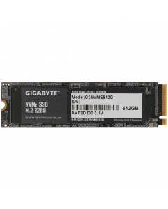 Купить 512 ГБ M.2 NVMe накопитель GIGABYTE NVMe SSD [G3NVME512G] в Техноленде