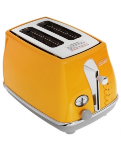 Купить Тостер DeLonghi CTOC2103.Y желтый в Техноленде