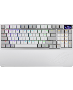 Купить Клавиатура  проводная + беспроводная ASUS M901 ROG AZOTH 96 HE цвет белый в Техноленде
