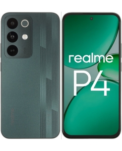 Купить 6.8" Смартфон realme P4 256 ГБ зеленый в Техноленде