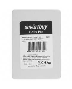 Купить 512 ГБ 2.5" SATA накопитель Smartbuy Helix Pro [SBSSD512HLXP25S3] в Техноленде