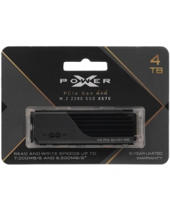 Купить 4000 ГБ M.2 NVMe накопитель Silicon Power XPOWER XS75 [SP04KGBP44XS75S5] в Техноленде