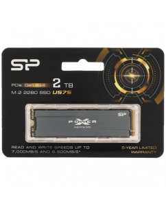 Купить 2000 ГБ M.2 NVMe накопитель Silicon Power XPOWER US70 [SP02KGBP44US75S5] в Техноленде