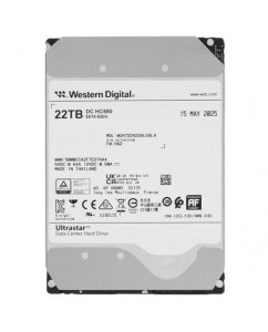 Купить 22 ТБ Жесткий диск WD Ultrastar HC580 [WUH722422ALE6L4] в Техноленде