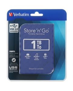 Купить 1 ТБ Внешний HDD Verbatim Store 'n' Go [53200] в Техноленде