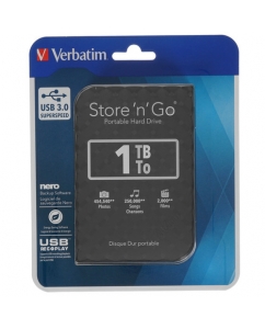 Купить 1 ТБ Внешний HDD Verbatim Store 'n' Go в Техноленде