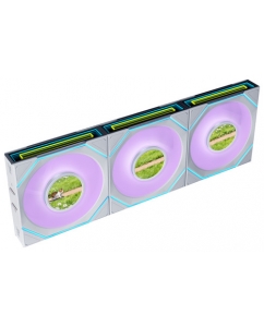 Купить Комплект вентиляторов LIAN LI UNI FAN SL INF LCD FLEX 120 [G9F.12SLIND1F3W.R0] белый в Техноленде